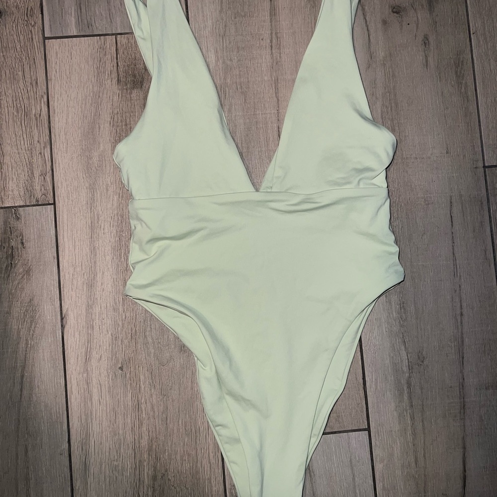 Stone fox swim -One Piece Swimsuit in Light Green/pistachio